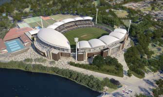 Adelaide Oval - Aerial View