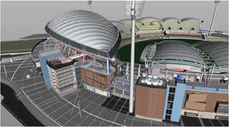 Adelaide Oval Roof Construction