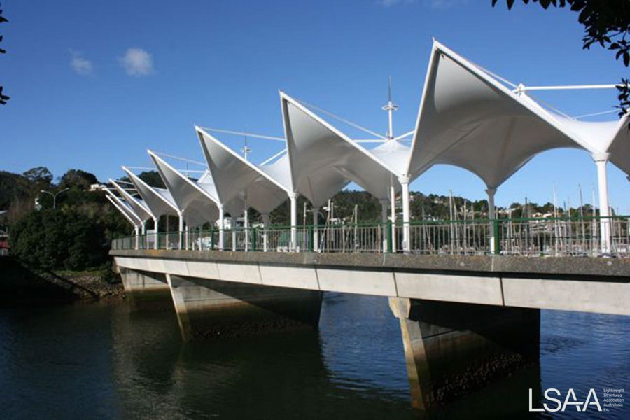 John Street Bridge - New Covered Walkway - Whangarei, NZ