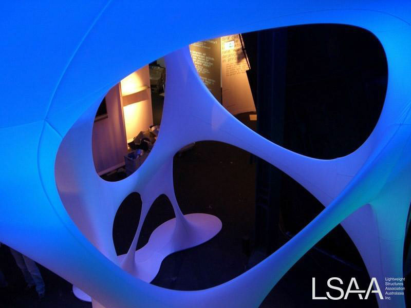 Entry Paradise Pavilion - Bubbles and Organic Cells