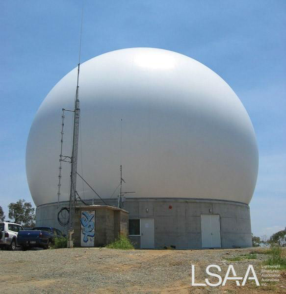 Exterior View of the Radome Structure