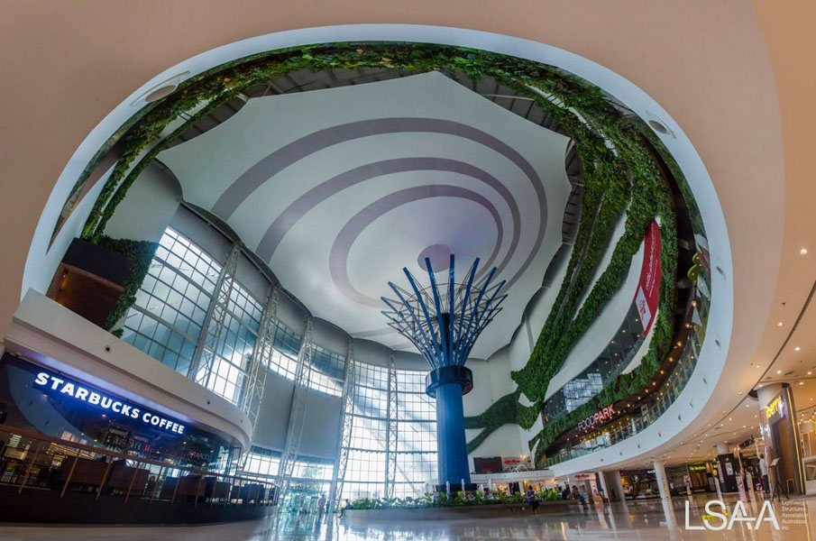 Central Westgate Shopping Centre - Unique Membrane Ceiling