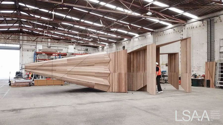 Venice Biennale Timber Exhibition Structure