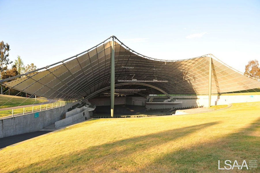 The Sidney Myer Music Bowl - A very early cablenet structure