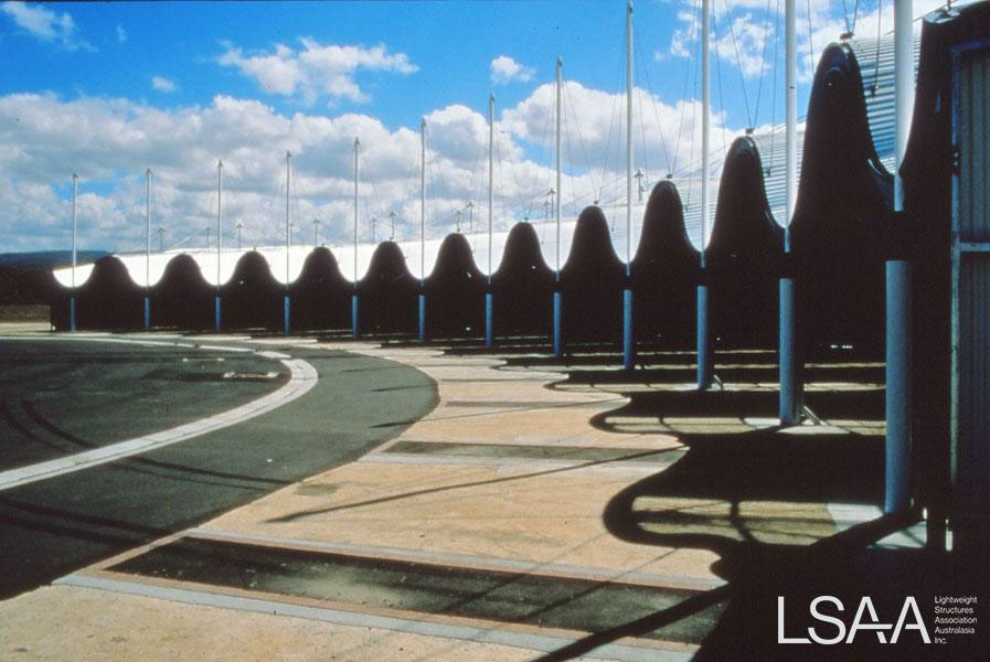 Undulating Membrane Roof