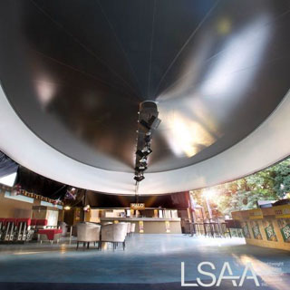 Halo Night Club Brisbane - Interior View of inverted membrane cone