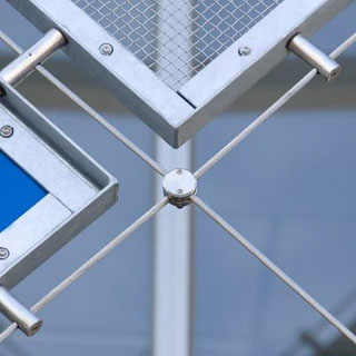 Close up detail of the New Whitten Oval Transparent Screen
