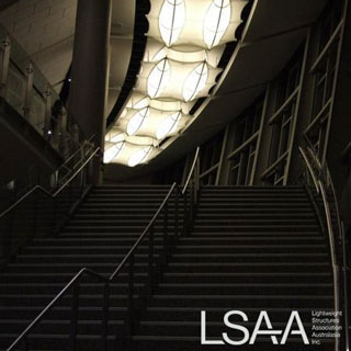 Vector Arena Atrium Lights suspended from ceiling