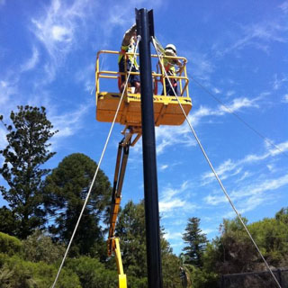 Perth Zoo Wetlands Stainless steel mesh installation