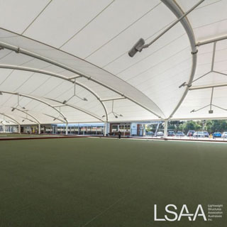 Playford Bowls Club Triple Green Roof Cover
