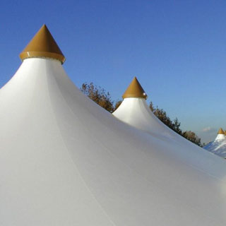 Caulfield Racecourse Conical Membrane Structures