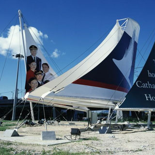 Sails of Cathay Pacific