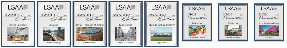 LSAA 2016DA Certificates