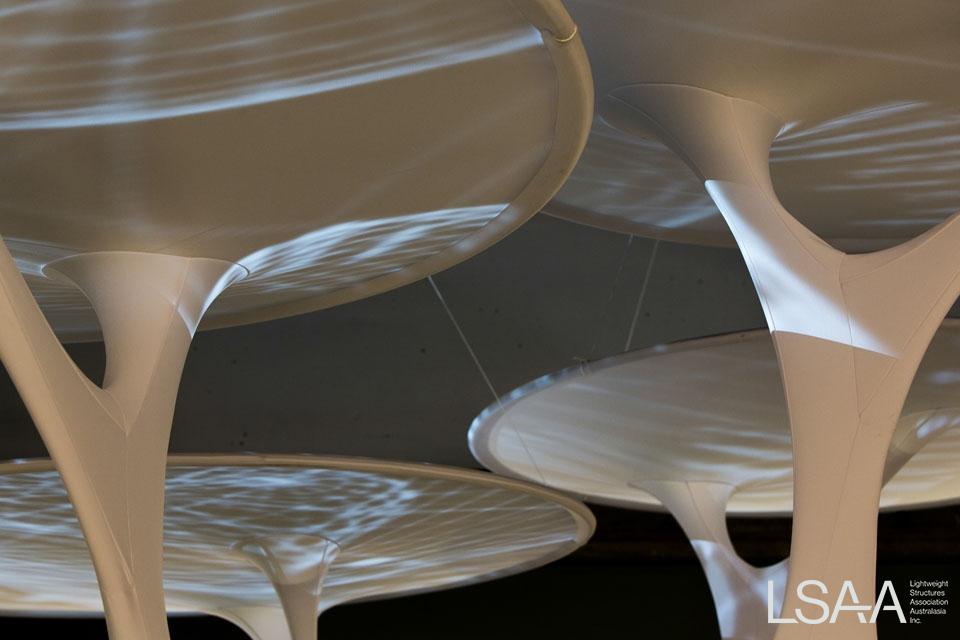 Cloud City - Interior Fabric Sculpture