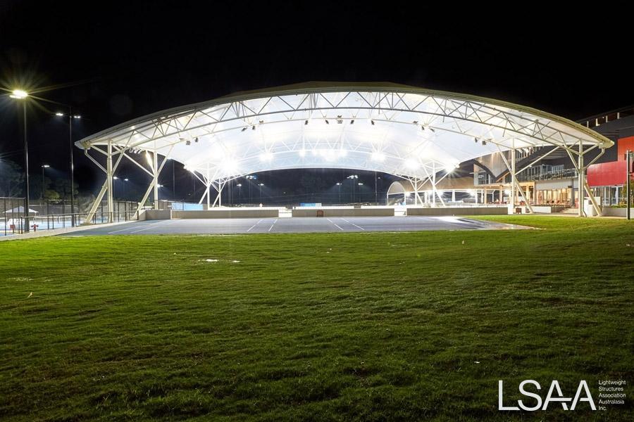 Marrara Tennis Centre Fabric Roof Project (2018)