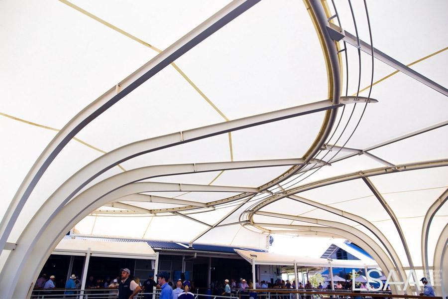 Inglis Selling Centre Fabric Roofs at Warwick Farm Racecourse (2018)